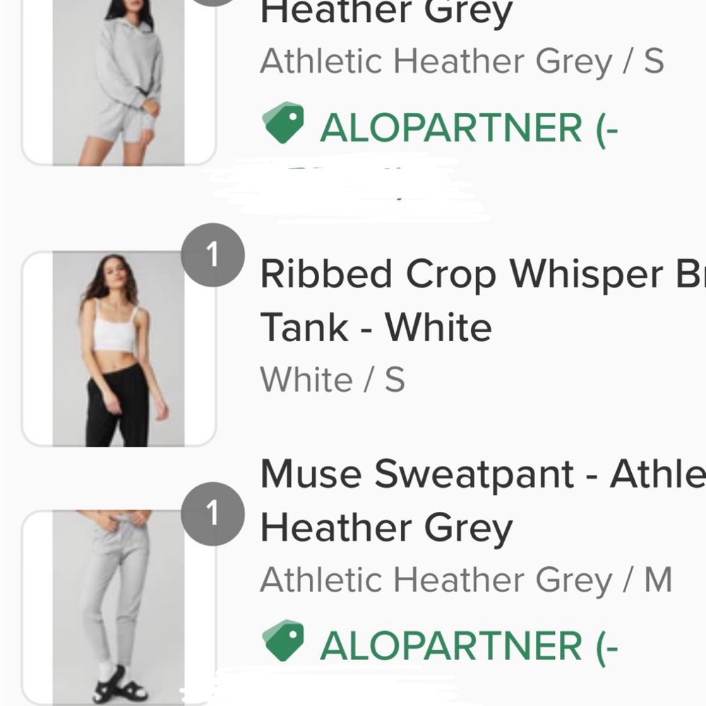 Alo Yoga Muse Hoodie and Sweatpants Set in athletic Heather Gray - Picture 4 of 7
